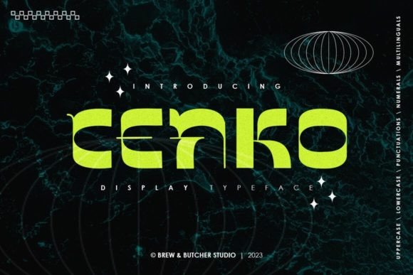 A Font That Balances Bold Lines and Soft Flow