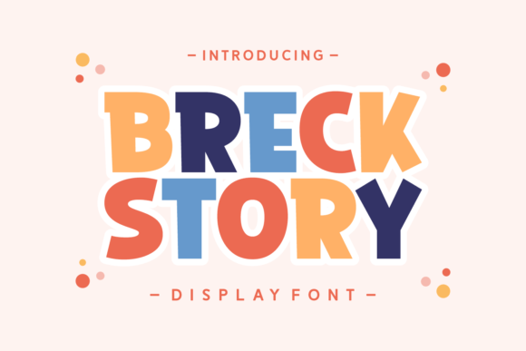 Breck Story: A Charming Display Typeface for Editorial Design