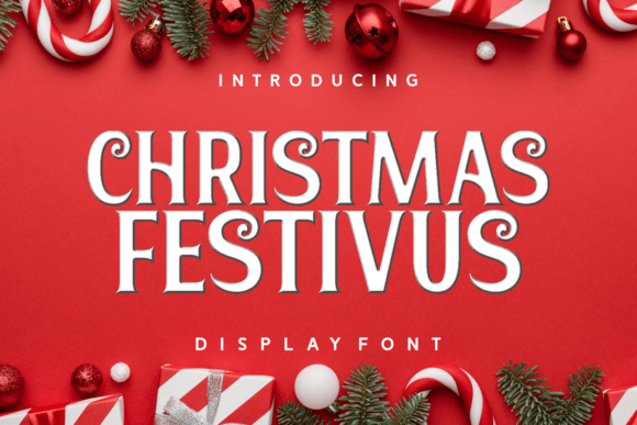 Christmas Festivus: A Playful Display Font for Holiday Campaigns