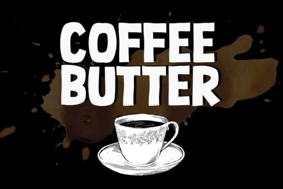 Coffee Butter: A Bold Quirky Display Font With Real Personality