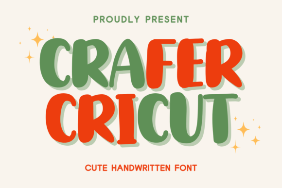 Crafer Cricut: A Charming Display Font for Handmade Products
