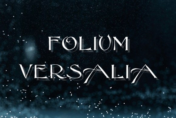 Folium Versalia: A Medieval Display Font for Digital Branding