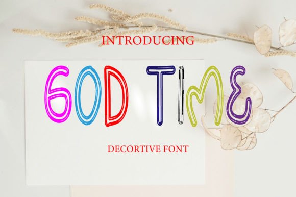 God Time: A Display Typeface for Bold Campaign Design