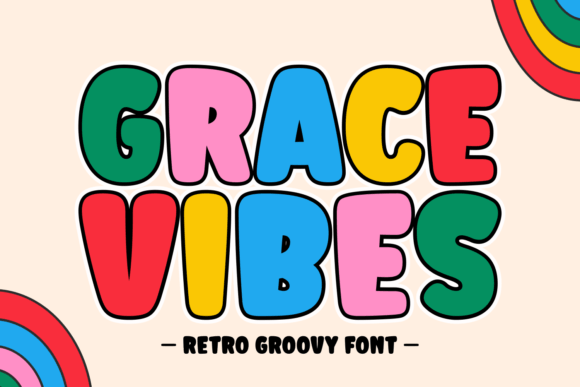 Grace Vibes: A Cheerful Display Typeface for Web Design