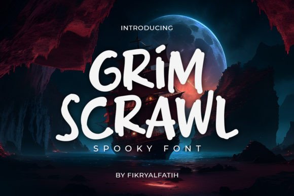 Grim Scrawl: The Perfect Spooky Font for Halloween Campaigns