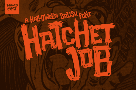 Hatchet Job Display Font: Bold Slasher-Inspired Type for Branding