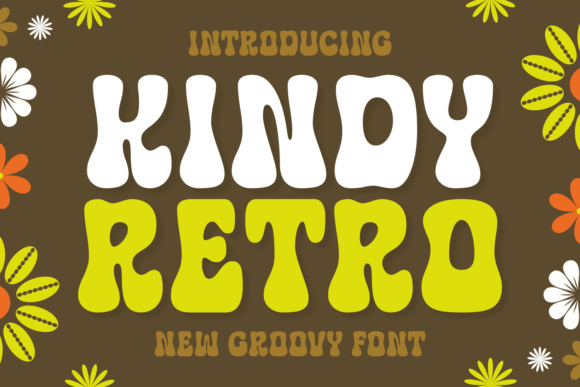 Kindy Retro Font: A Cheerful Display Typeface for Business