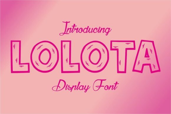 Lolota: The Bold Display Font for Expressive Web Design
