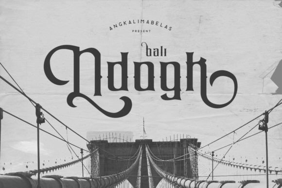 Ndogk: A Display Font That Feels Like a Maker’s Secret Weapon