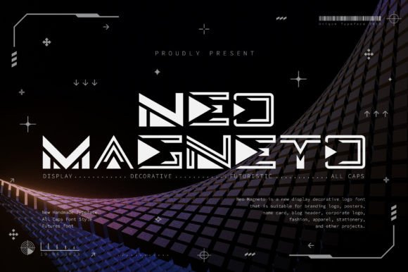 Neo Magneto Display Font for Editorial Projects