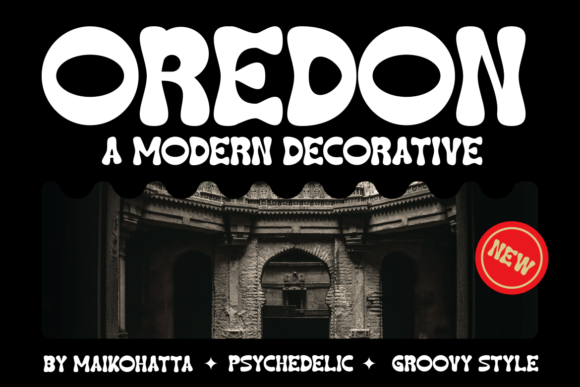 Oredon: A Display Font That Brings Energy to Brand Design Projects