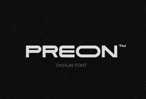 Preon: A Bold Display Serif Font for Makers