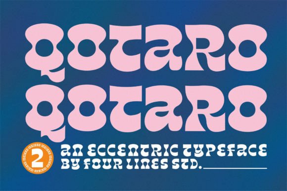 Qotaro: A Timeless Display Font for Handmade Products