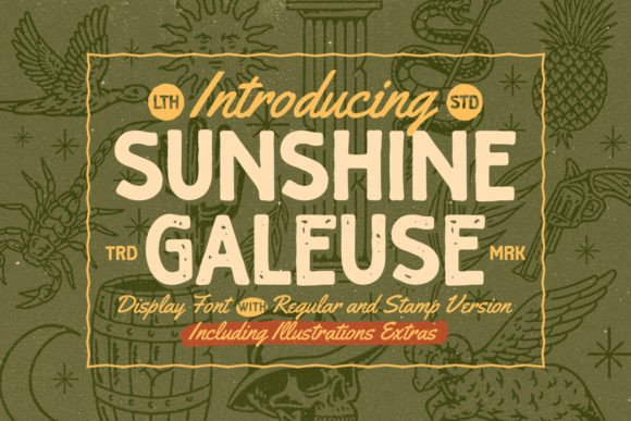 Sunshine Galeuse: A Display Typeface for Makers