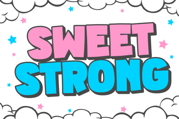 Sweet Strong: A Bold Display Typeface for Web Design