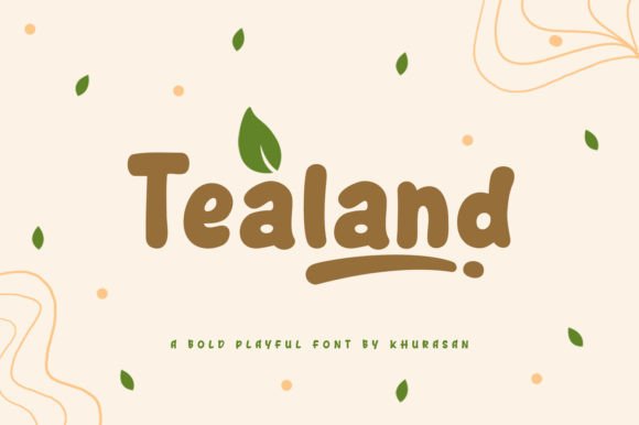 Tealand: A Display Font That Warms Up Editorial Design