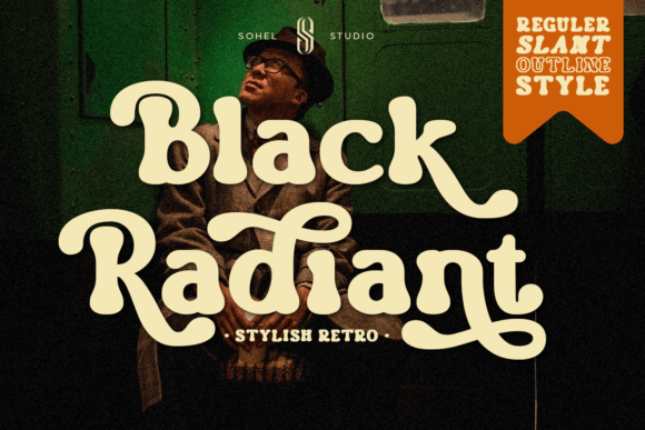 Testing Black Radiant: A Display Font with Retro Soul