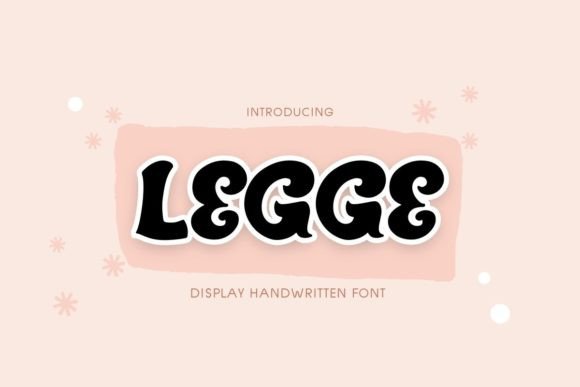 The Legge Font: A Playful Display Typeface for Editorial Design