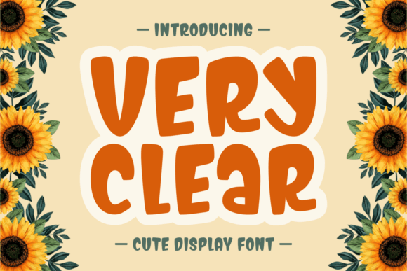 Very Clear: The Bold Display Font for Scroll-Stopping Visuals