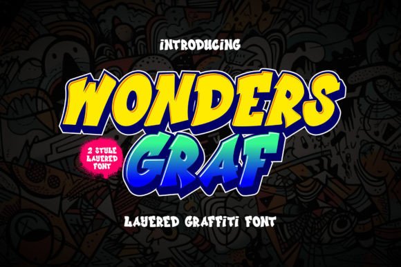 Wonders Graf: A Layered Display Font for Digital Branding