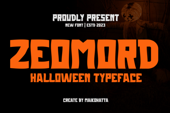 Zeomord: A Display Typeface That Demands a Second Look